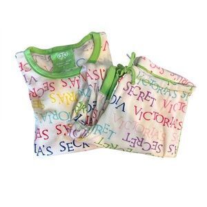 Victoria’s Secret Y2K vintage thermal After Party loungewear  pajamas Size small